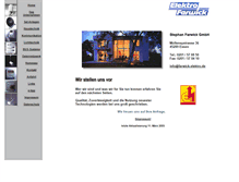 Tablet Screenshot of farwick-elektro.de